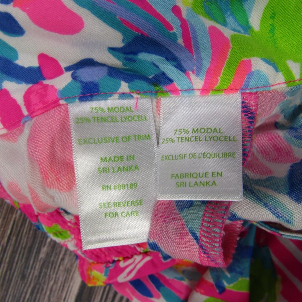 Lilly Pulitzer New Womens XXS Pink Blue Shorts - Picture 3 of 4